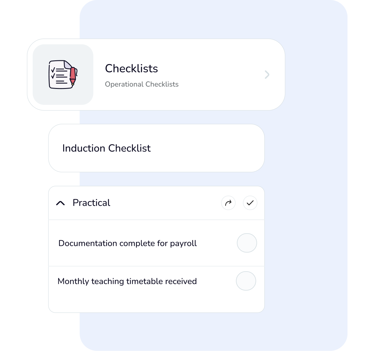 medical education checklists